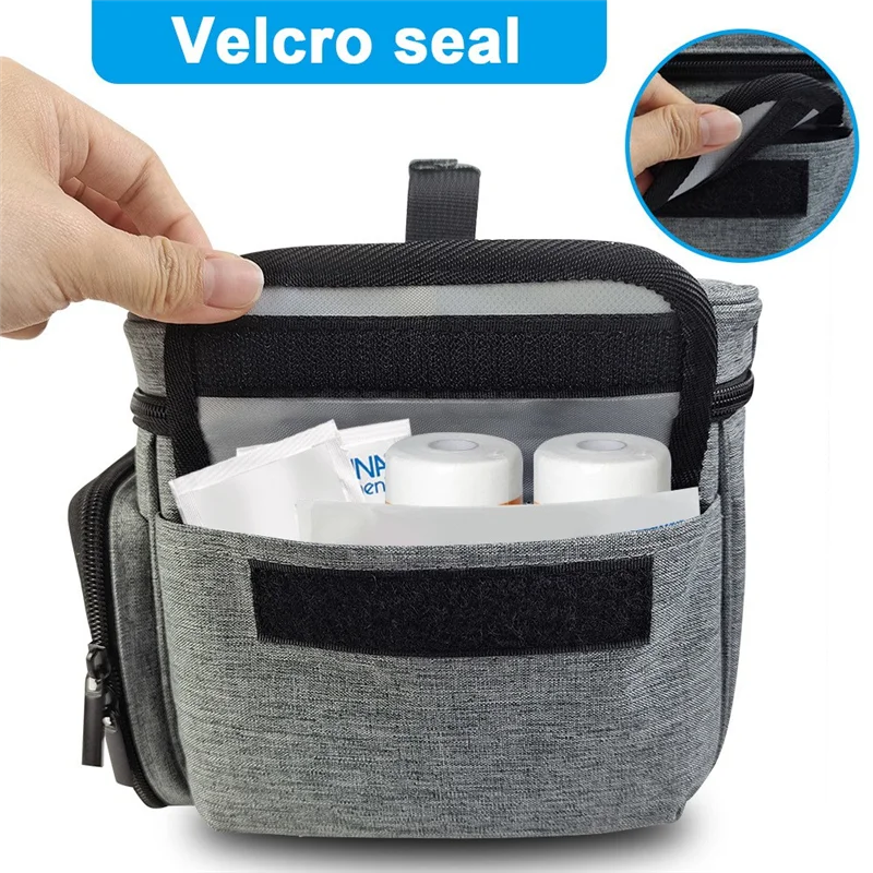 A01V-Mała torba do przechowywania pielęgnacyjnego Zestaw do przechowywania pierwszej pomocy w domu