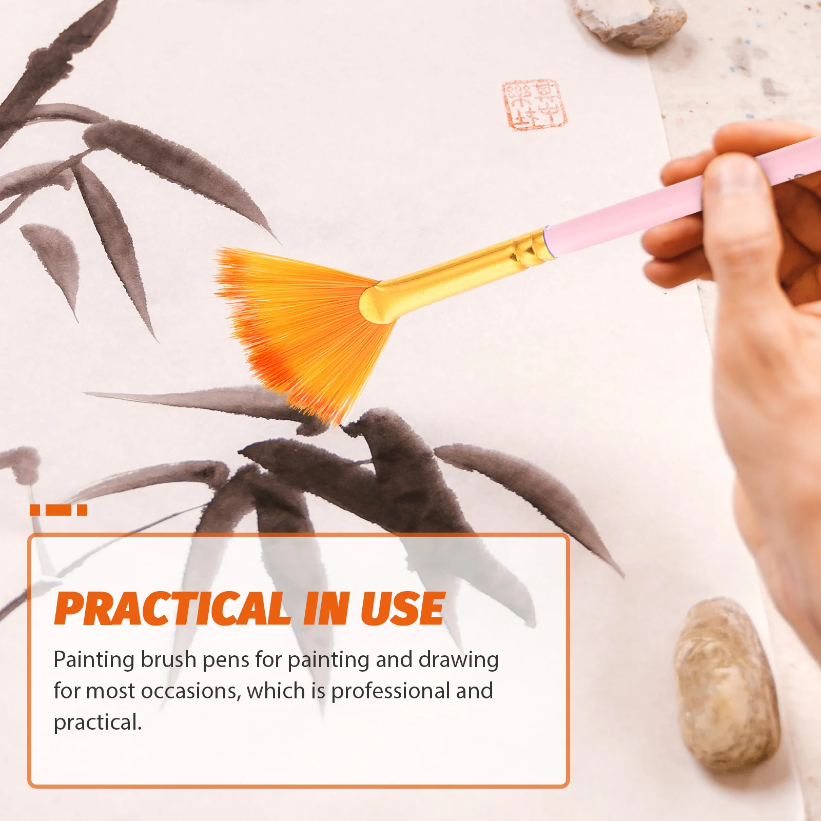 

12pcs Paint Brush Set Nylon Diy Acrylic Watercolor Brushes Professional For Artists Students Portraits Gift Art