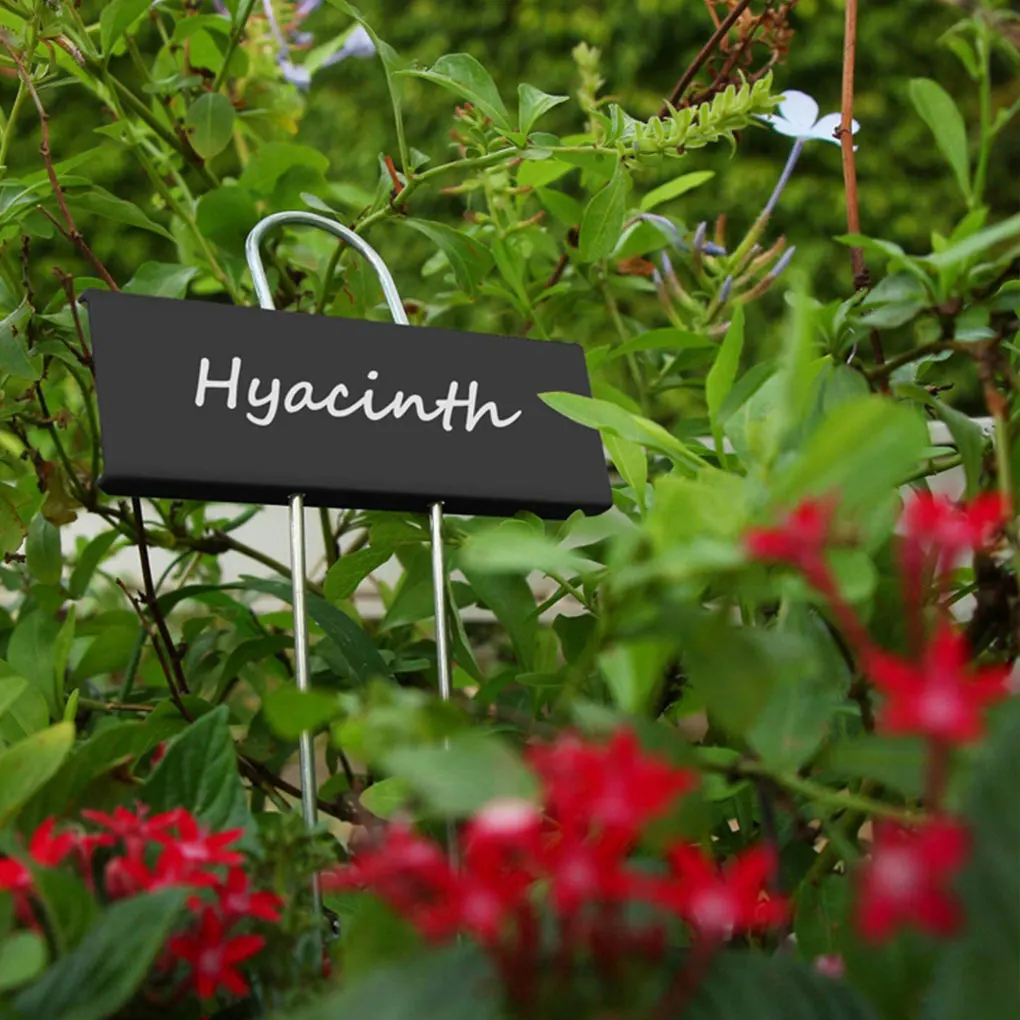 

12pcs Wide Application Metal Plant Labels For Easy Plant Organization Convenient And Practical black