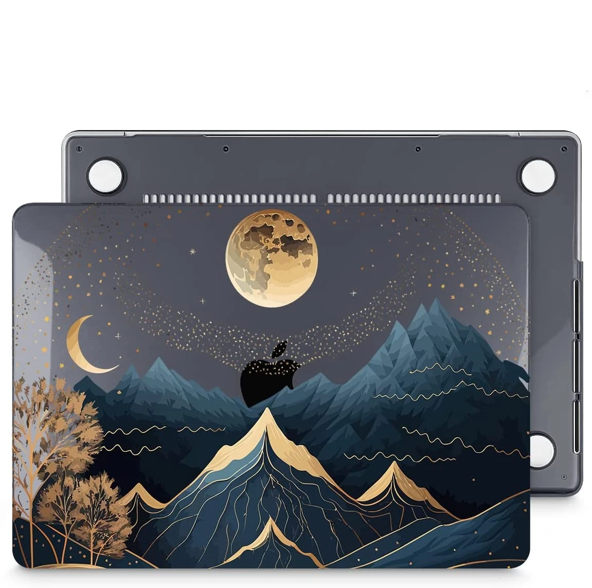 Traditional style print case for MacBook Air 15 M3 A3114 M2 13.3 A2337 M1 A2179 A3113 A2681 M2 A2779 2023 Pro14 16 A2992 2023 M3