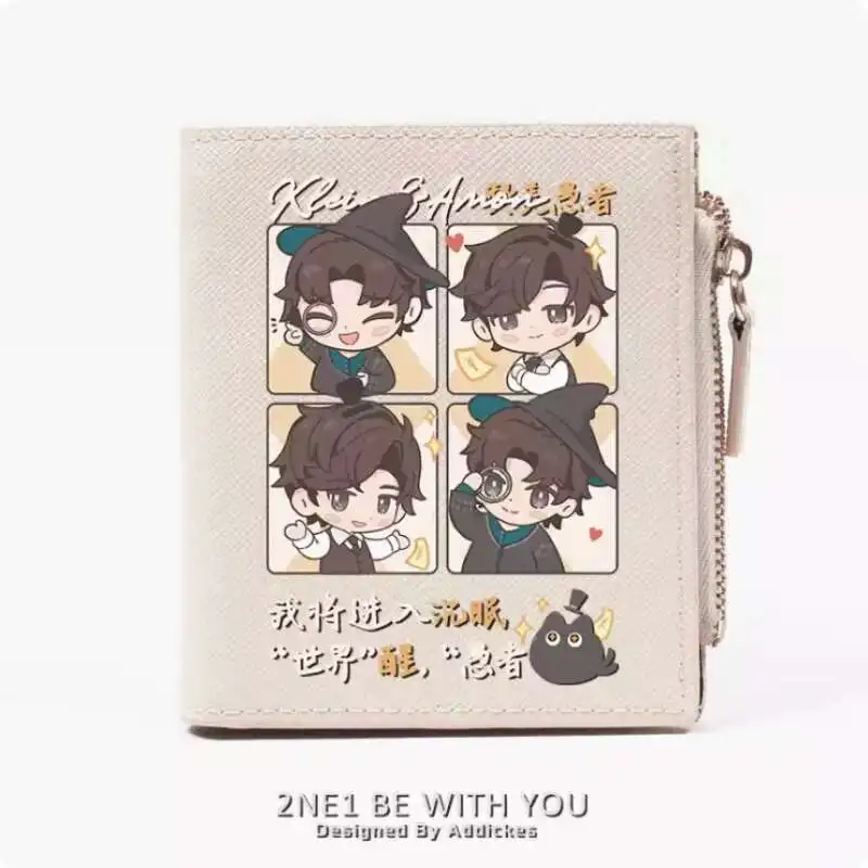 

Anime Lord Of Mysteries Klein Moretti Fashion Wallet PU Purse Card Coin Zipper Money Bag Cosplay Gift B692 Anime