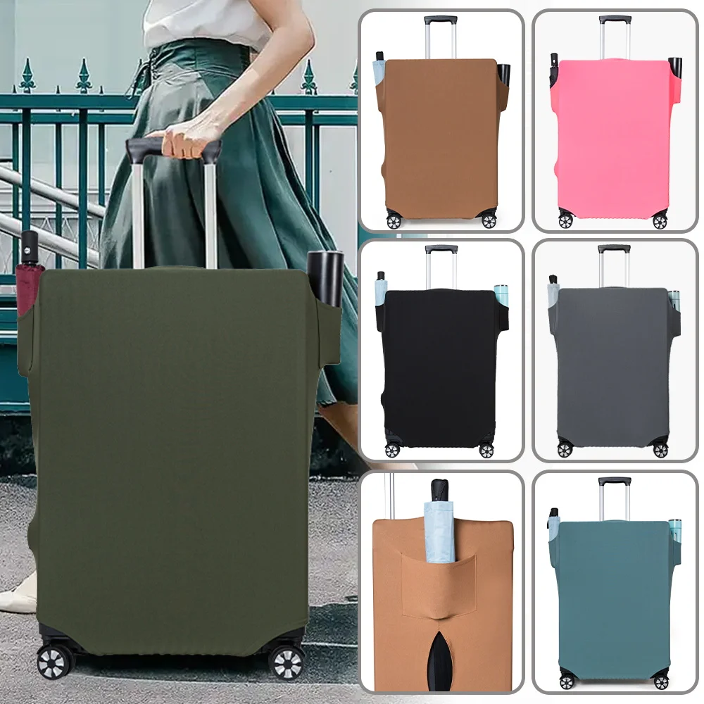 

Luggage Covers Protection baggage Cover 18-32 Inch Stretch Dust Covers Multiple pockets Travel Accessories accoutrement airport