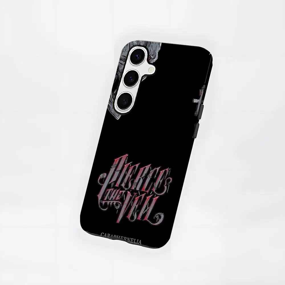 

P-Pierce The Veil Band Чехол для телефона Новый для Samsung S25 24 FE 23 22 21 Ultra Plus A 56 36 26 16 Глянцевая пленка Жесткий ПК Coque