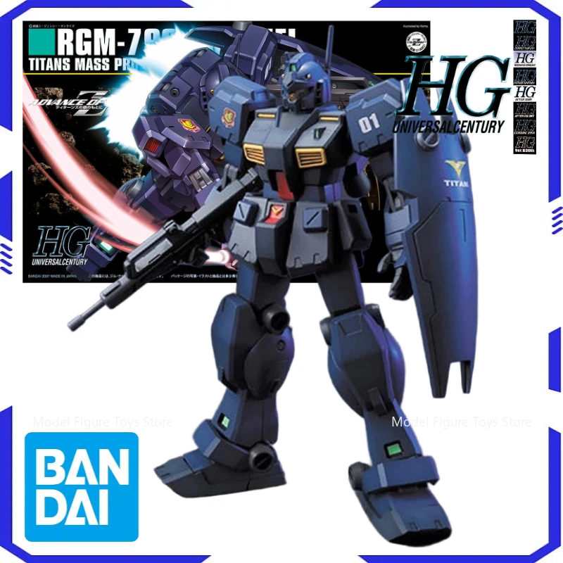 

Bandai Original 1/144 HG-RGM-79Q GM Quell Original model kit assembly model anime action character assembly model toy boy gift