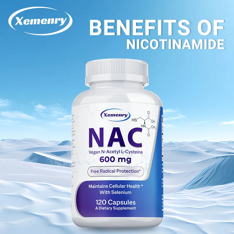 

NAC - Supports Respiratory and Immune Health, Promotes Kidney Cleansing, Detoxification, Antioxidant, Non-GMO, Gluten-free