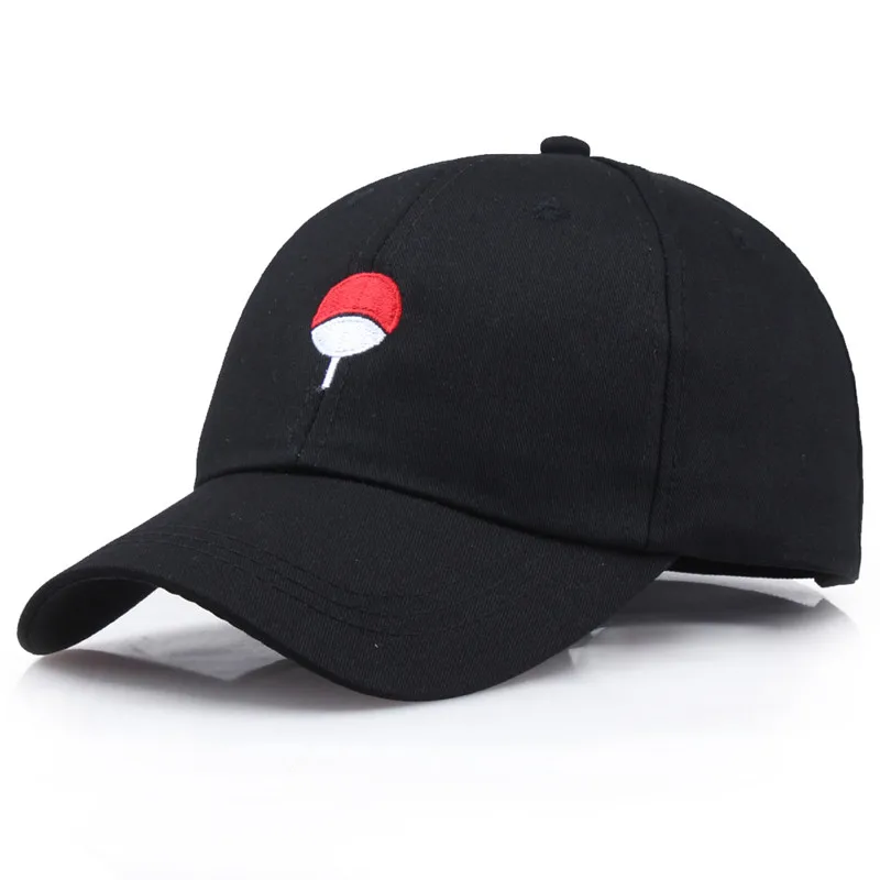 Anime Ninja Hatake Uchiha Sasuke Kunai Shuriken Akatsuki berretto da Baseball moda ricamato regolabile cappello Unisex cappelli Snapback muslimah