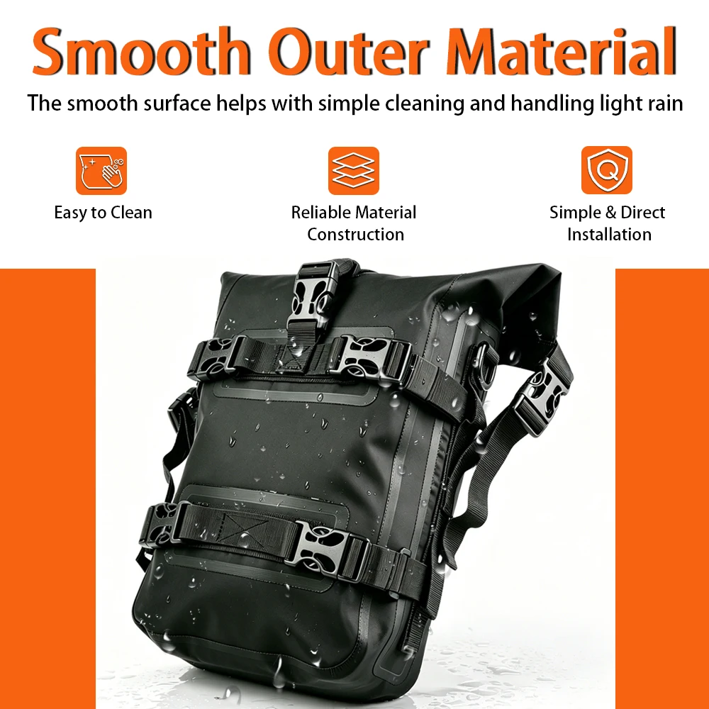 

Motorcycle Side Frame Crash Bar Waterproof Tool Bag Heavy Duty Bumper Storage Pouch For Yamaha Tenere700 Tenere 700 Adventure