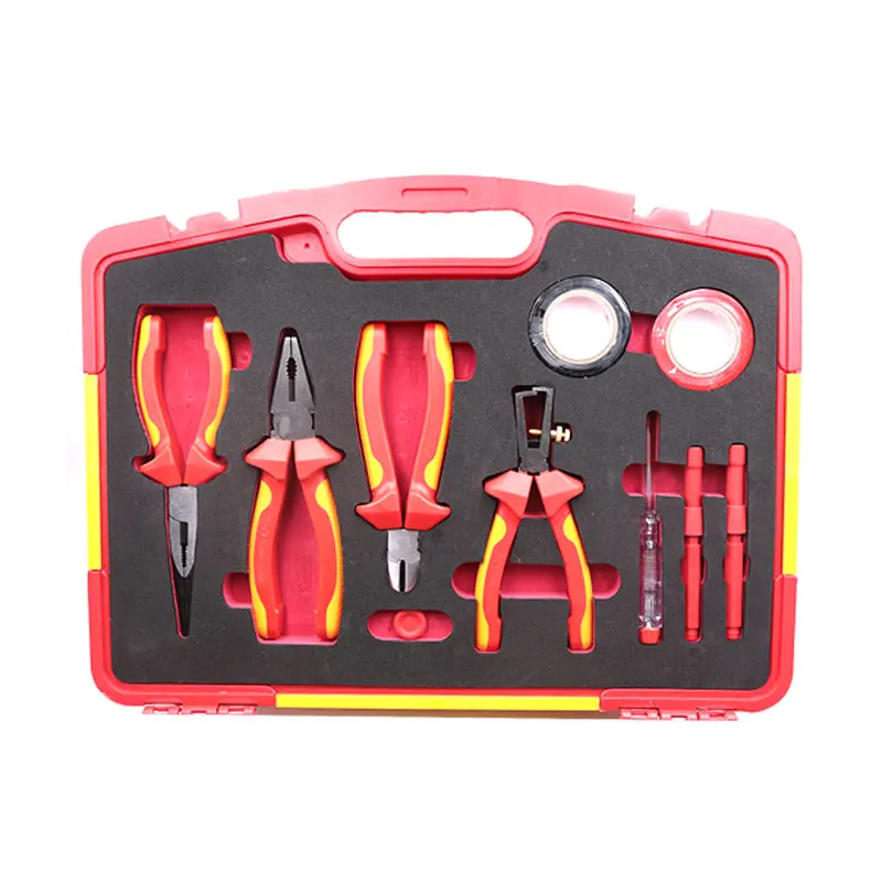 

Set-19pcs IEC60900 AC1000V VDE 1000V&GS Insulated Tools