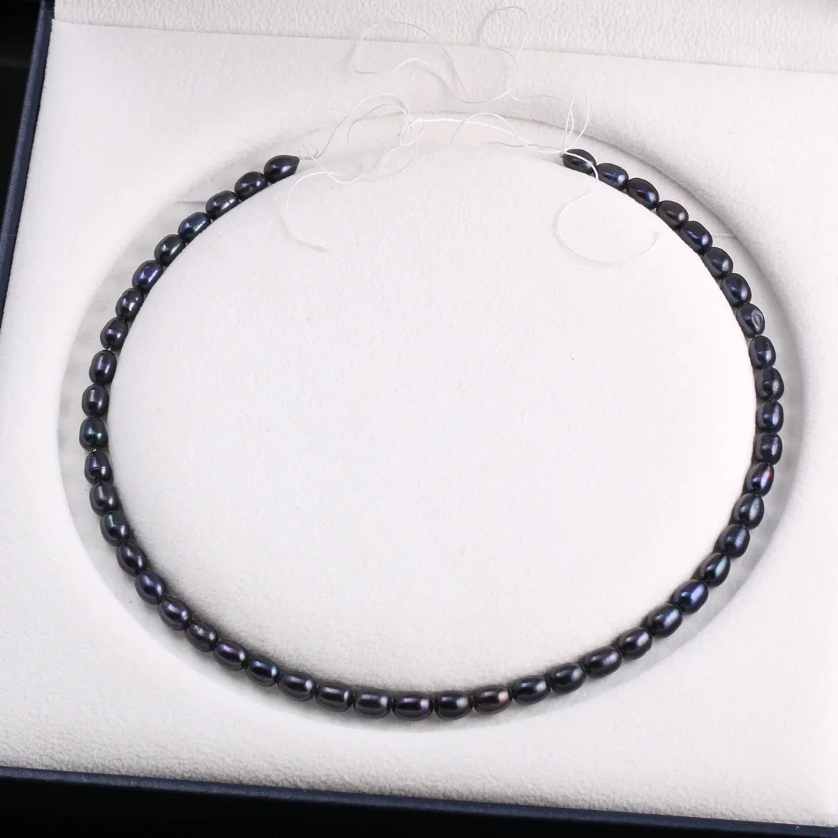 5-6mm AA 36cm Natural 100% Freshwater Pearl Beaded Rice Shape Isolation Loose for Jewelry Make DIY Necklace Bracelet Accessories - Image 6