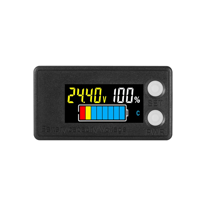 8-100V Battery Capacity Indicator LCD Digital Electricity Meter Lead-acid Lithium LiFePO4 Car Motorcycle Voltmeter Voltage Gauge