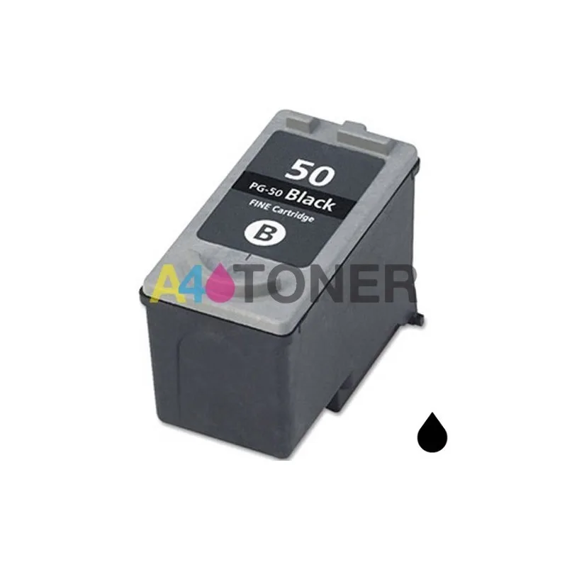 Canon PG-50 ink cartridge alternative black, compatible with original cartridge Canon 0616B001 A4toner.com