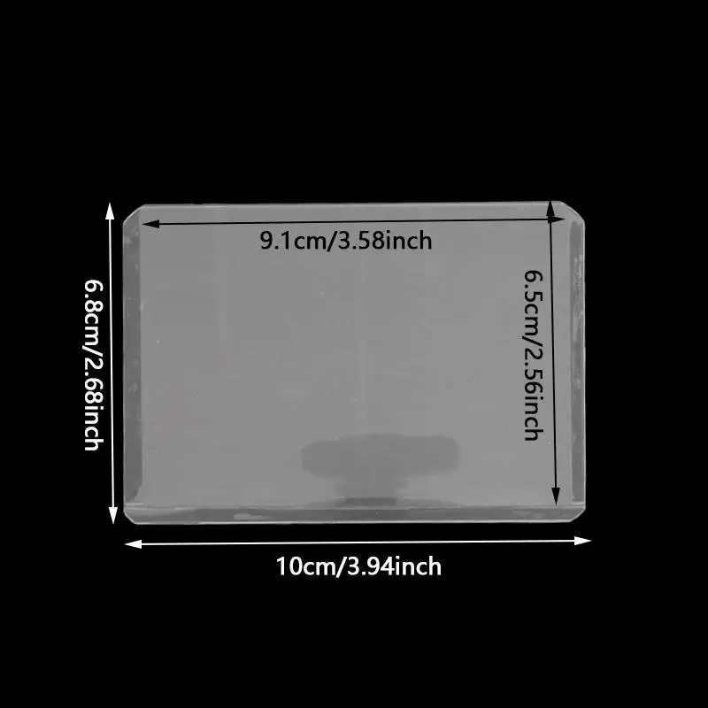 20 unids/set fundas de tarjetas de plástico duro cargadores álbum exhibición tarjetas de béisbol tarjetas de juego carpeta titular carpeta protectora de tarjetas comerciales