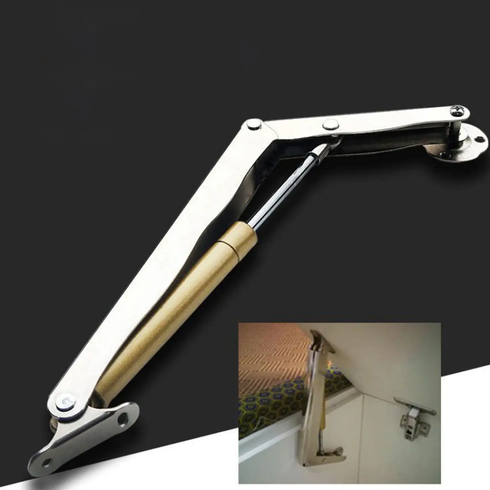 

Пневматические подъемники для крышек, газовые пружины, газовые амортизаторы для мебели, окон, шкафов, тумб, татами, с простой установкой