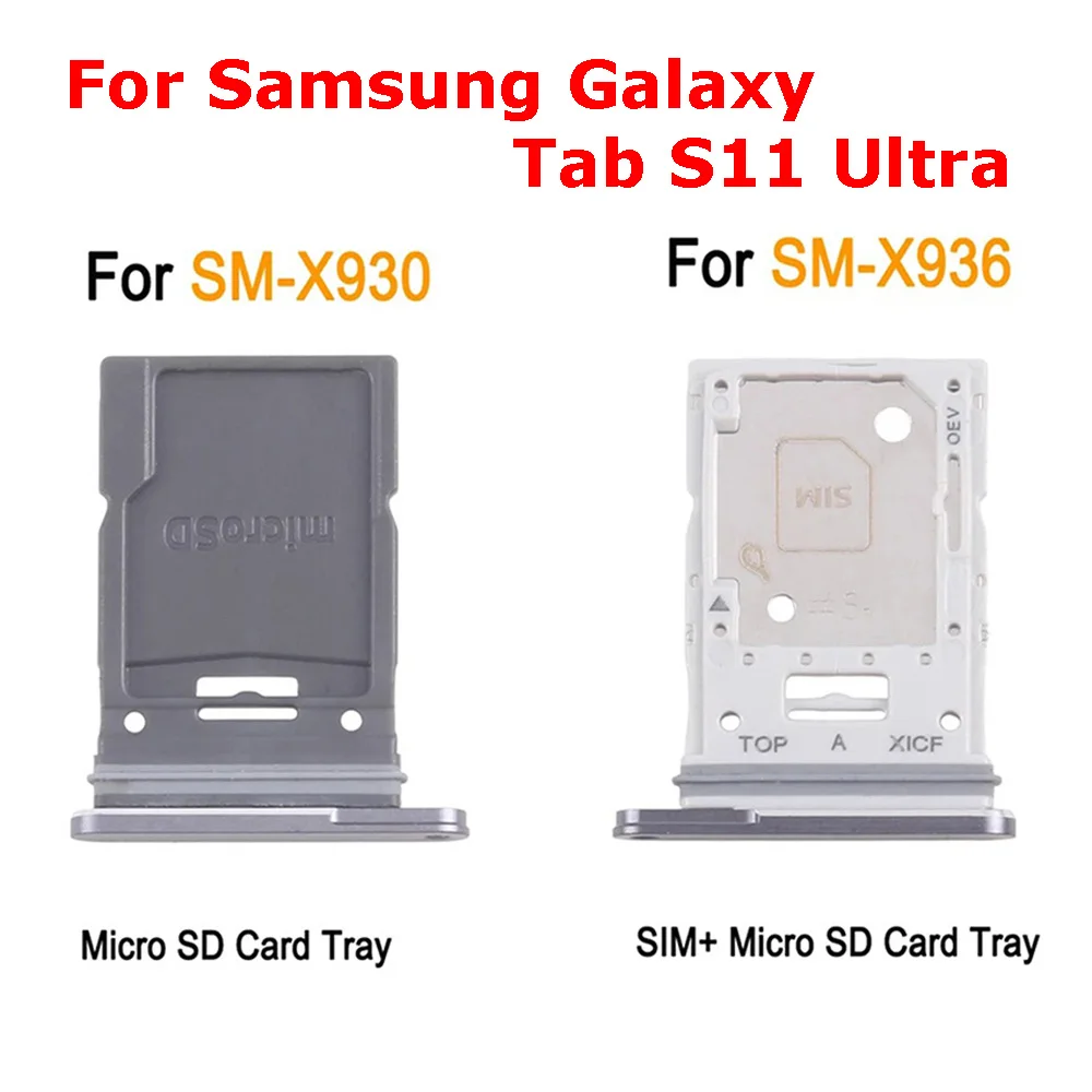 

For Samsung Galaxy Tab S11 Ultra Grey SIM Card Tray and Ejector Tool Set Replacement Part Accessories