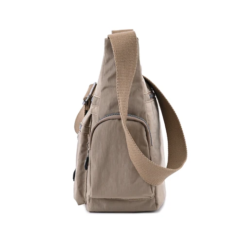 Imagen 2 del producto Bolso de hombro de nailon para mujer, bolsa de viaje, bandolera ligera, tela resistente al desgaste de alta calidad