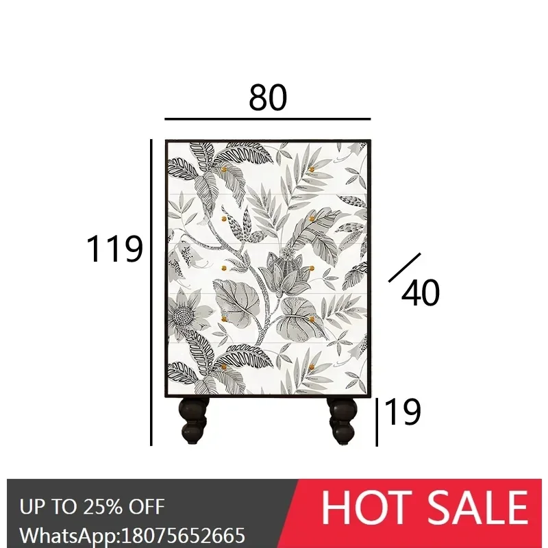 

solid wood chest of drawers living room entrance decoration wall drawer cabinet