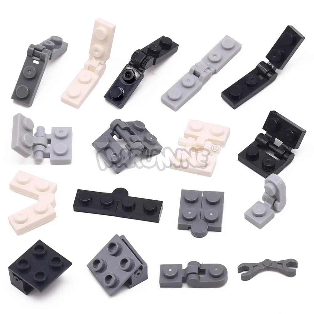 MARUMINE MOC Blocks Changeover Catch 60 Stück drehbare Bausteine, Scharnierplatte, kompatibel mit 2429 44301 60478 63868 48336 – Detail 2