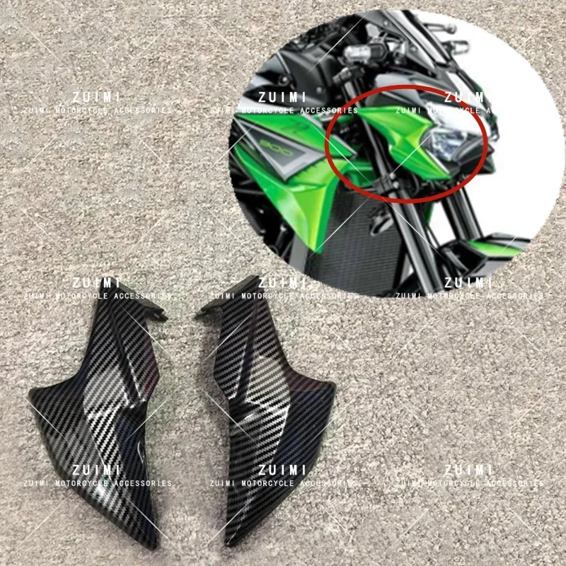 

For Kawasaki Z 900 2020 2021 2022 2023 Motorcycle Front Side Nose Cover Headlight Headlamp Panel Fairing Cowl Z900 Accessories