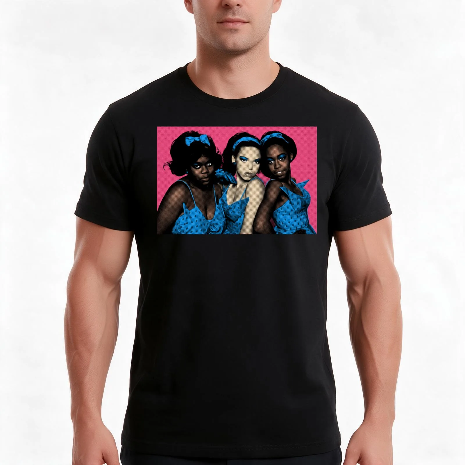 Little Shop of Horrors Chorus Musical - Full Color T-Shirt, Summer Casual Cotton Tee, Oversized Streetwear Tops, 100% Cotton