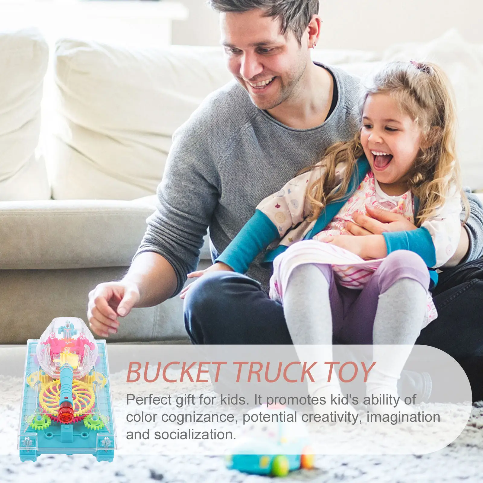 Educational Light Up Tank Car for Toddlers Boys Girls Featuring Fun Color Recognition Imaginative Play and Safe