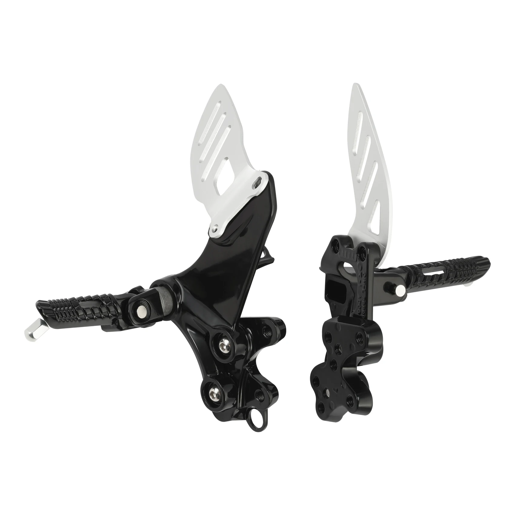 Motorcycle Front Footrest Foot Pegs Bracket Set For SUZUKI GSXR 600/750 2006-2010 2007 2008 2009 Aluminum alloy