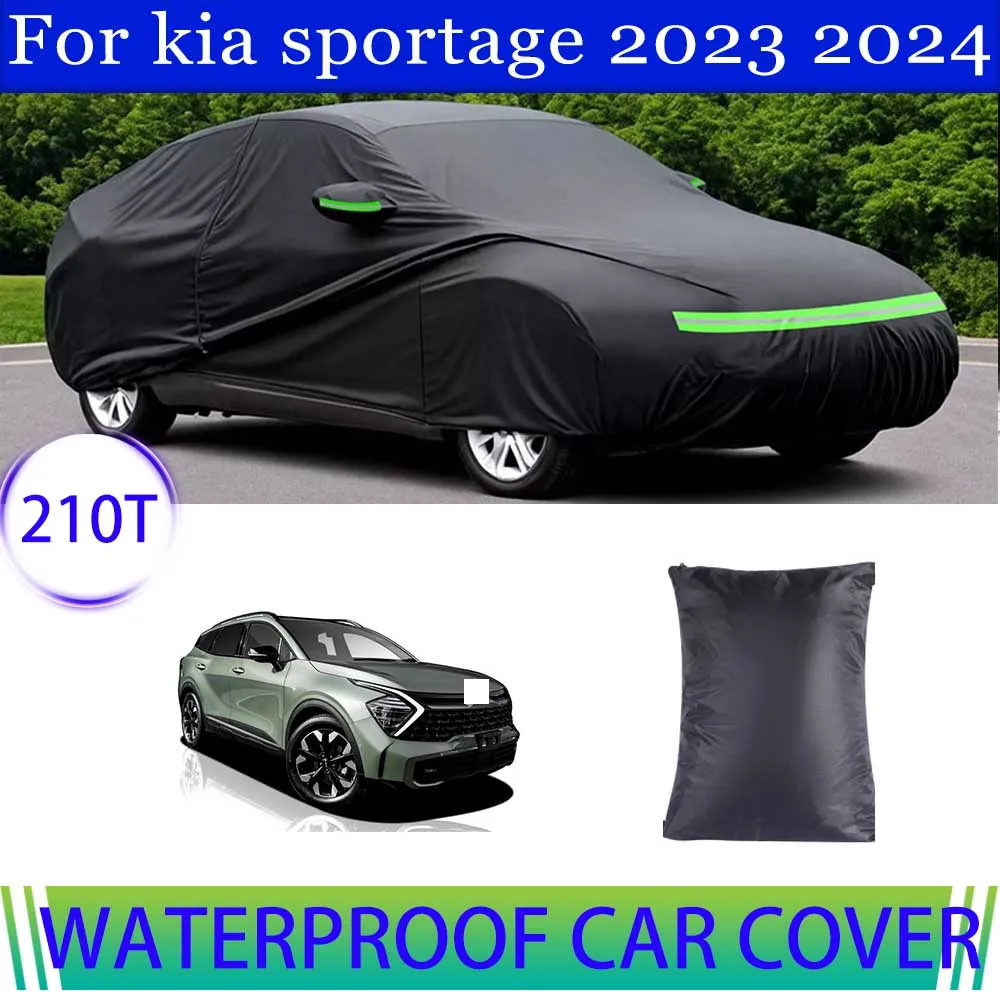 

Car Covers Outdoor Waterproof Sun Rain Snow Protection UV 210T Full Car Cover For kia sportage 2023-2024