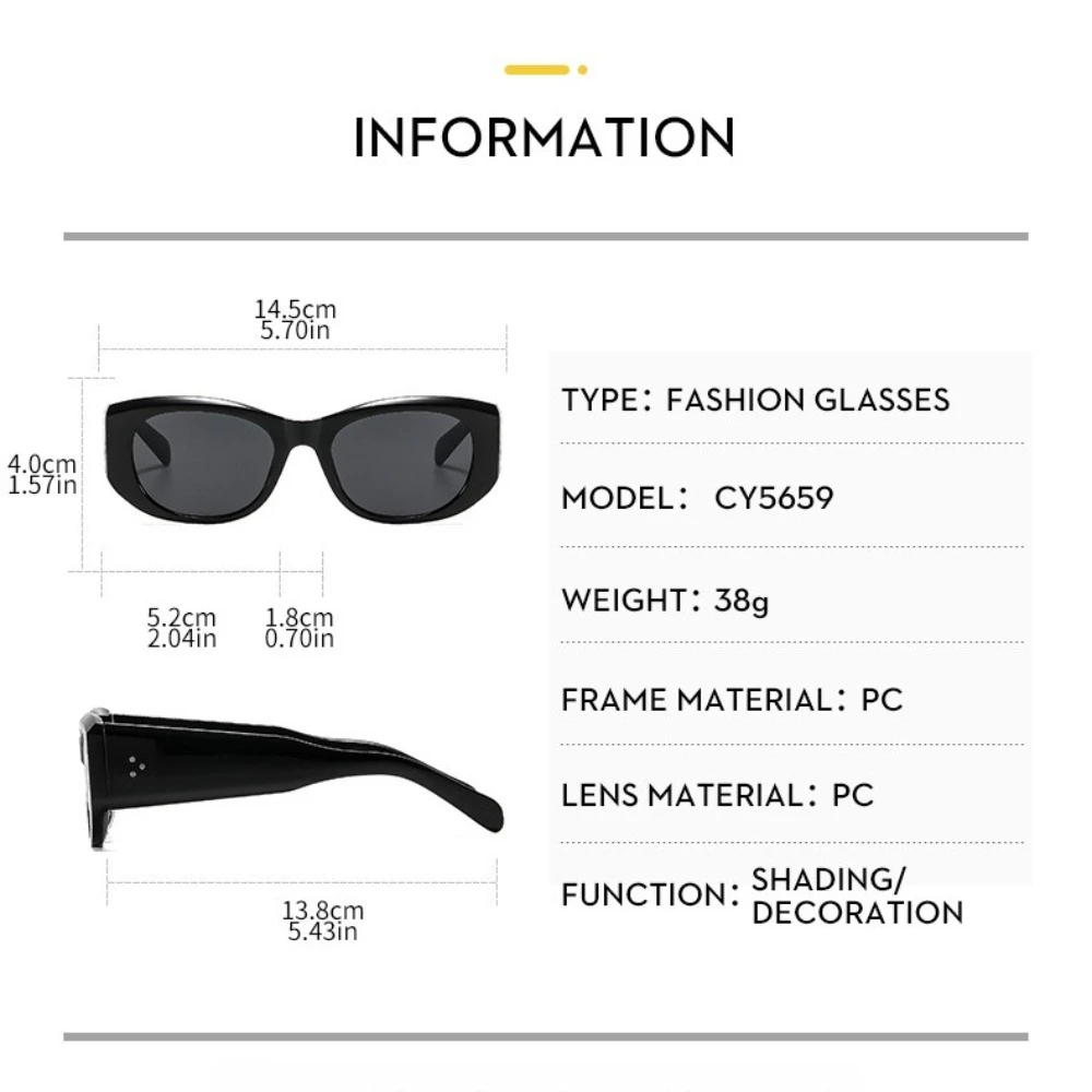2026 Oversized Cat Eye Sunglasses for Women Trendy PC Frame Sun Glasses with Slimming Effect Fashionable Shades for Photoshoot