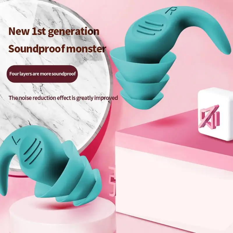 Беруши для плавания, Эргономичные Силиконовые беруши с шумоподавлением, многоразовые беруши для водных видов спорта, аксессуары для морского бассейна