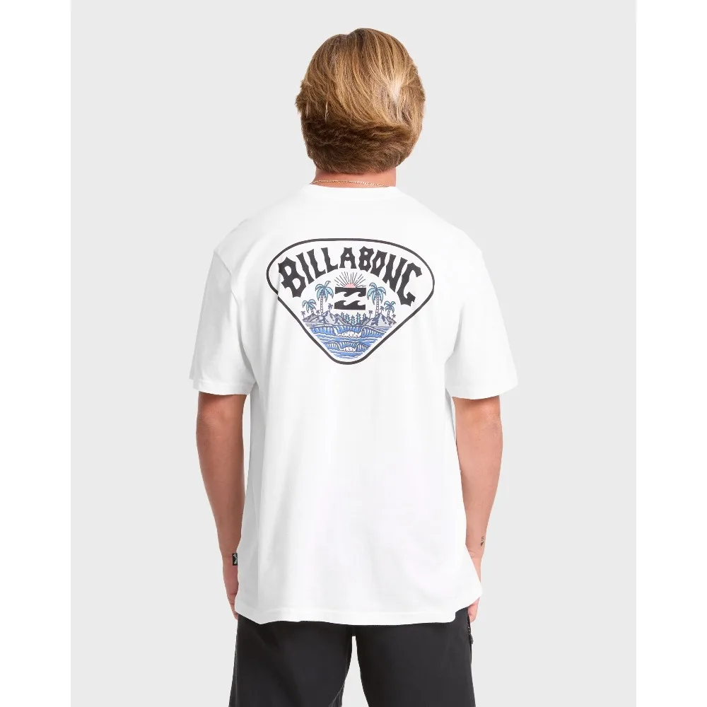 Billabong Scenic Arch Adventure Division Premium Tee Best-seller T-shirt 100% Cotton Tee Casual Sports Breathable Short Sleeve