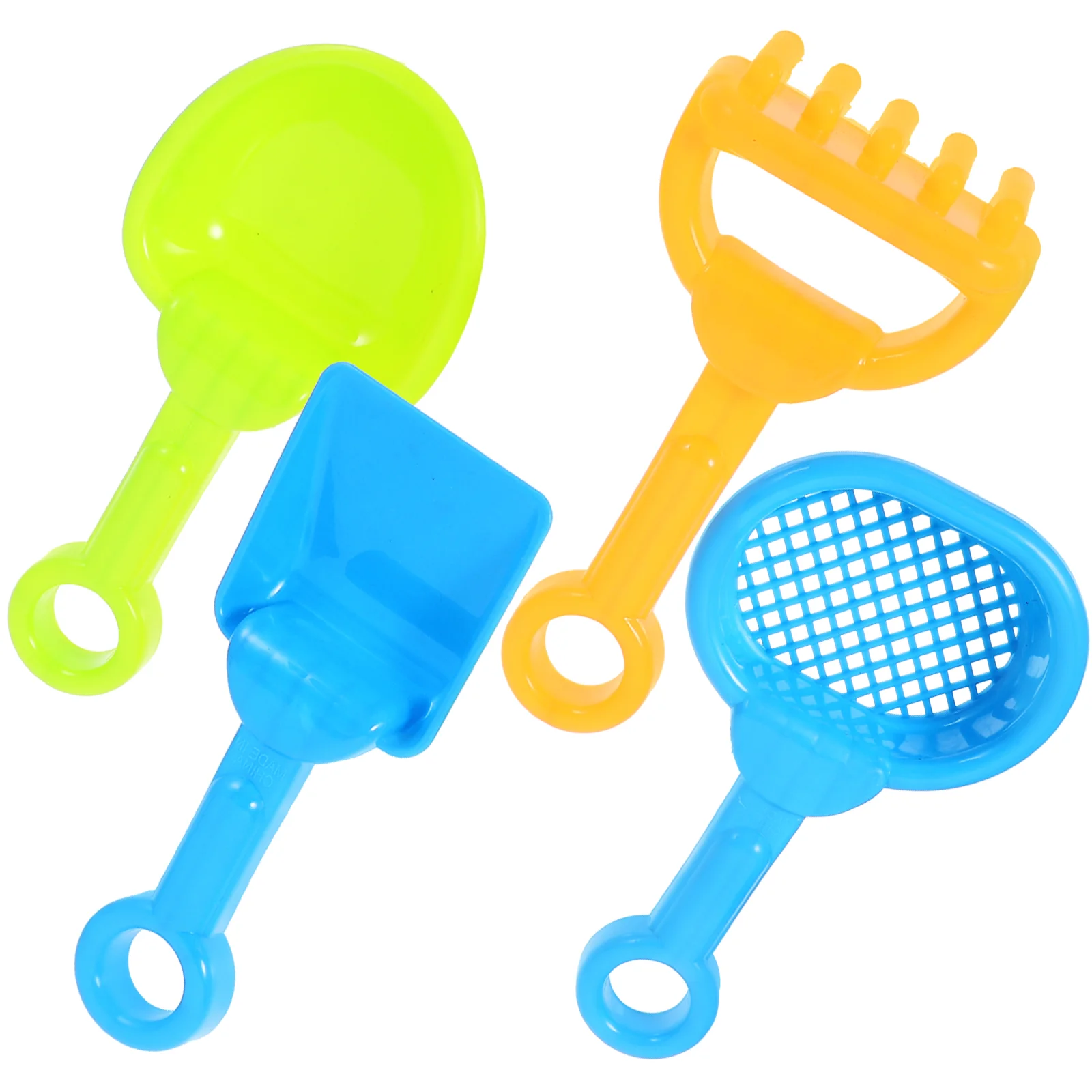 4 Pcs Beach Toy Kids Travel Toys Sand Bucket Wear-resistant Children Pool Party