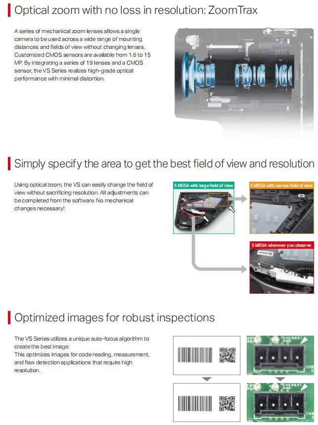 Nice Price KEYENCE VS-C1500MX industrial automation AI camera vision systems