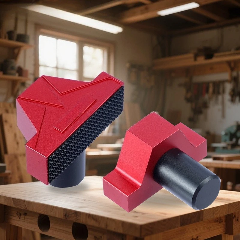 

19/20mm Aluminum Dog Limit Block Bench Peg Brake Nonslip Table Stops Clamp for Woodworking DIY Furniture Making Accessories