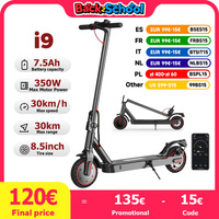 iScooter i9 Electric Scooter 350W Motor 36V7.5Ah 30km Range 8.5 inch Honeycomb Tire Electric kick Scooters With App ECO Display