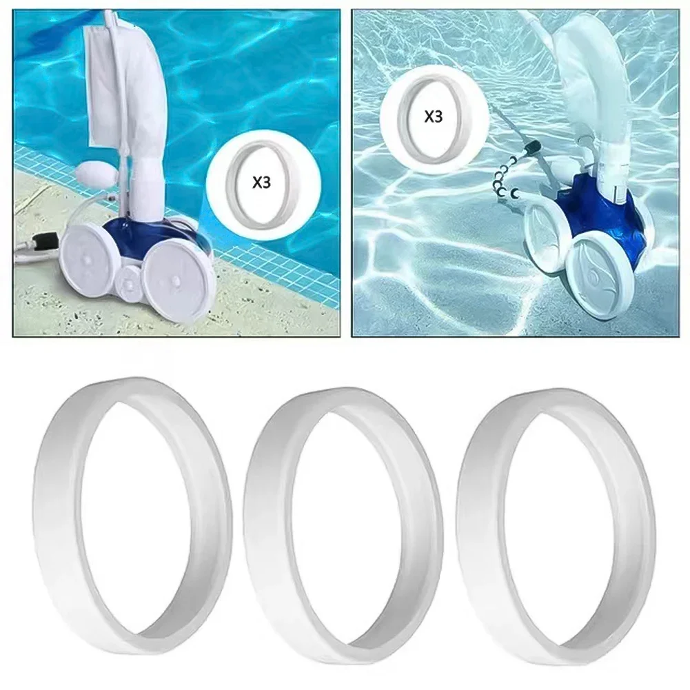 Replacement C10 Tires for Polaris 180 280 360 380 Robotic Pool Cleaning Systems Works with C10 C 10 Wheel Assemblies Rubber