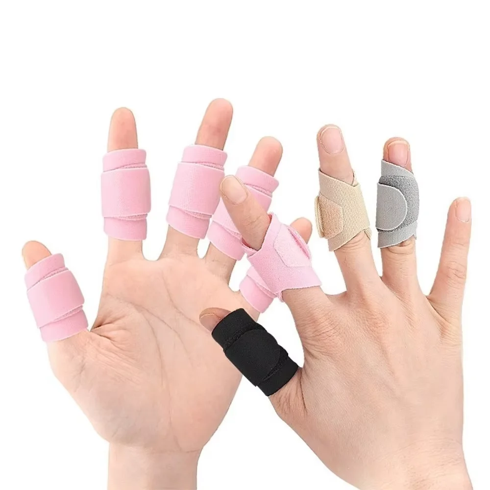 Reusable Hook & Loop Adjustable Finger Sleeve Breathable Finger Protector Strap, Universal for All Fingers, Finger Support Guard