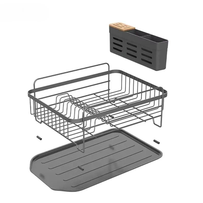 for  Hot Sale Counter Top Sink Organization Dish Rack Multifunctional Storage Rack with Dish Board