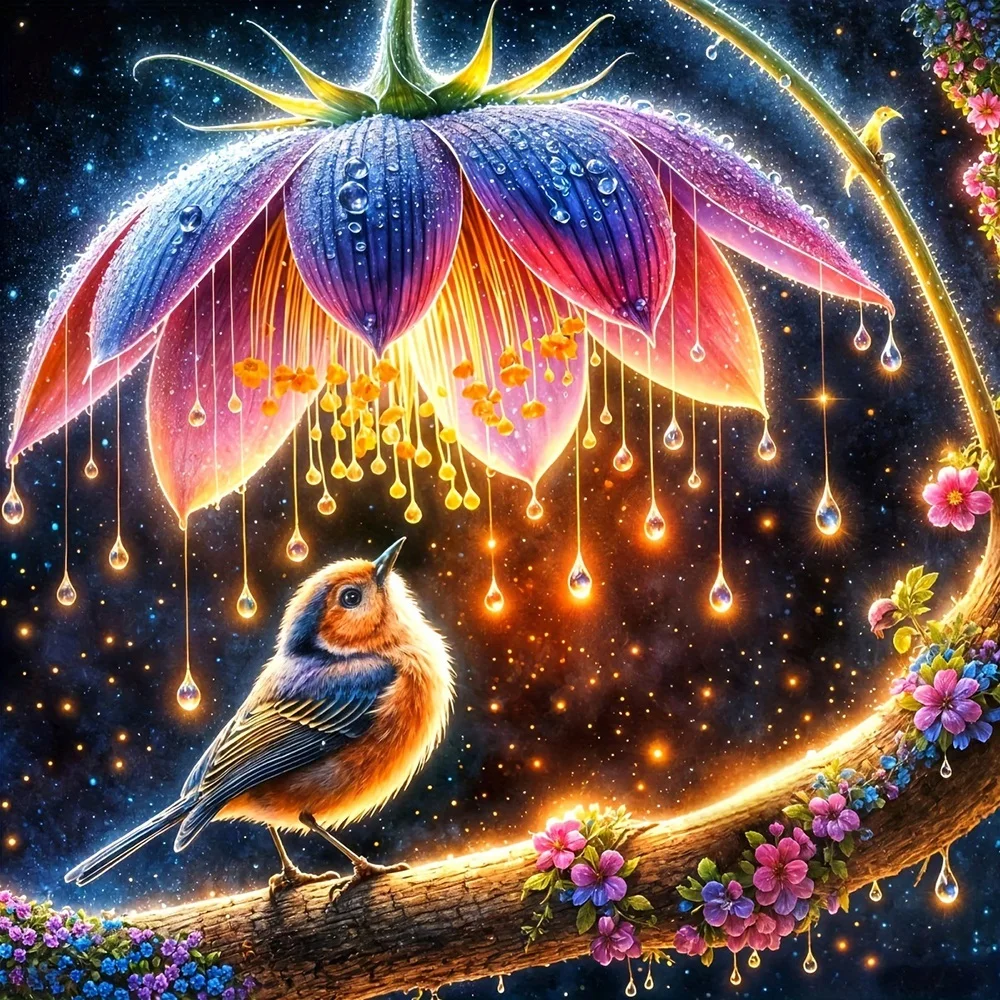Wallpaper Art And Craft - EverShine طقم رسم فني بالألماس بتغطية