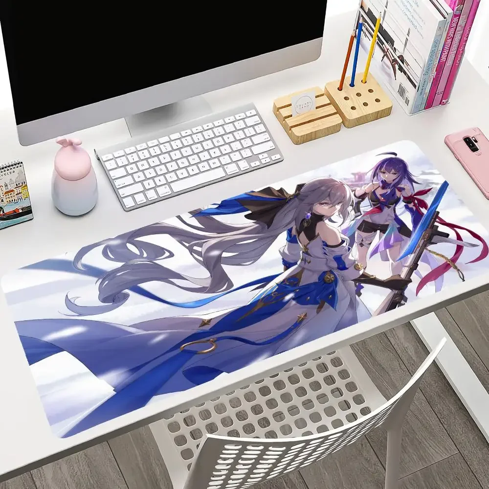 Bronya Rand Honkai Star Rail Mousepad Large Gaming Mouse Pad LockEdge Thickened Computer Keyboard Table Desk Mat