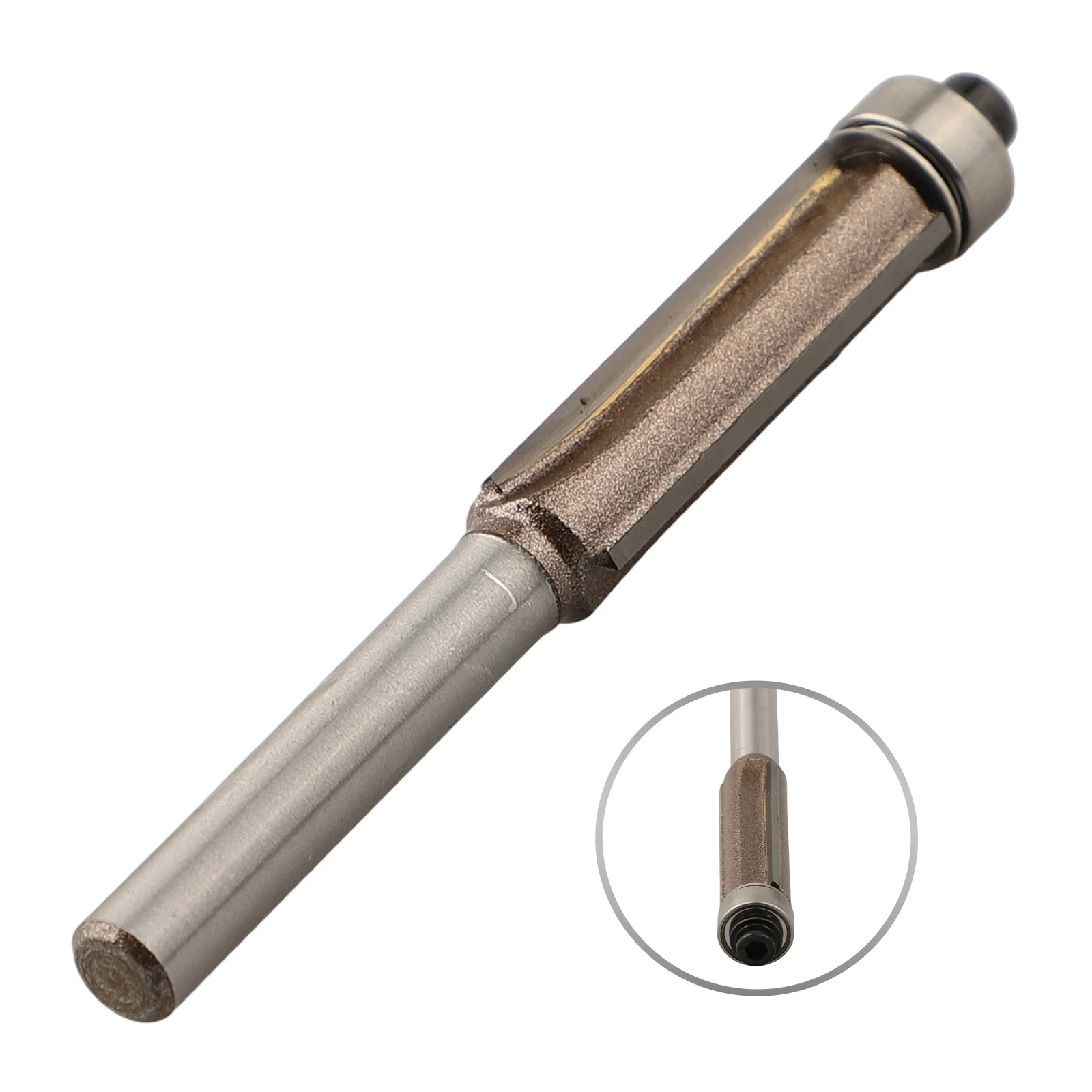 3 Flute Router Bit Wood Router Bit Woodworking Projects Flush Trimming Drill Bit High Cutting Efficiency Less Dust Production