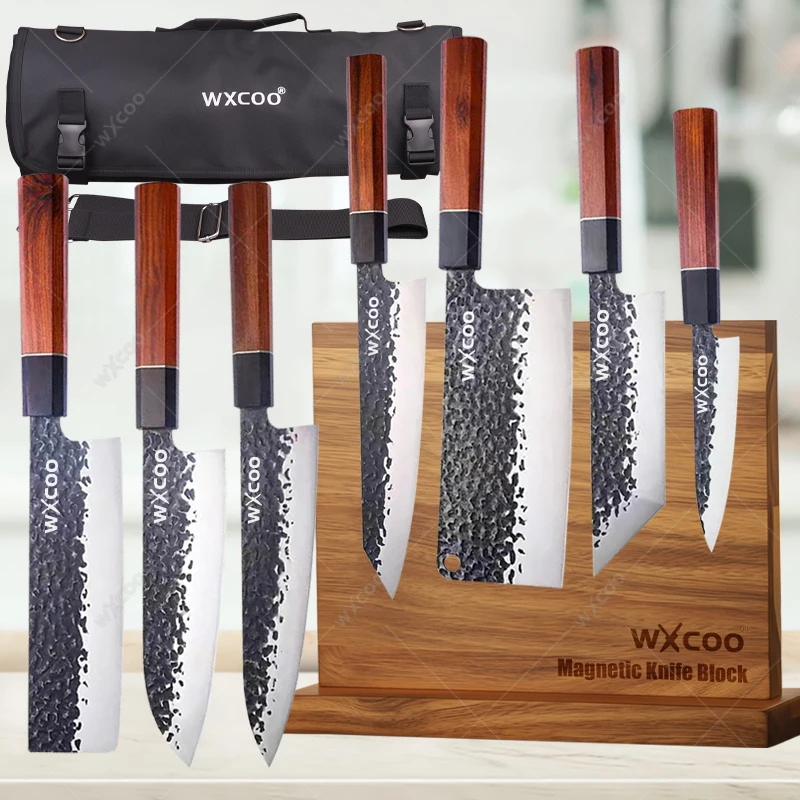 Cuchillo de Chef de Sushi Sashimi, cuchillo Santoku japonés, cuchillo de carnicero Deba Usuba, filete de pesca, rebanador de Chef, herramienta de cortar de acero forjado