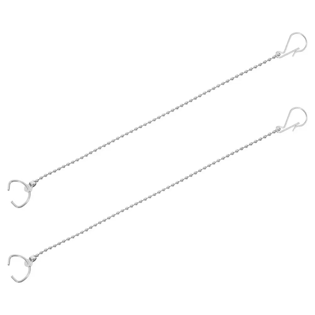 

2Pcs Stainless Steel Flapper Chain for Toilet Replacement Smooth Surface Leak Prevention Easy Installation