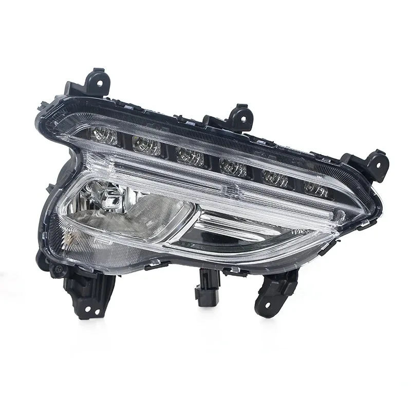 For Hyundai Santa Fe Sport 2016 2017 2018 LED Front Bumper Foglight Fog Light Fog Lamps Foglamp DRL Daytime Running Light