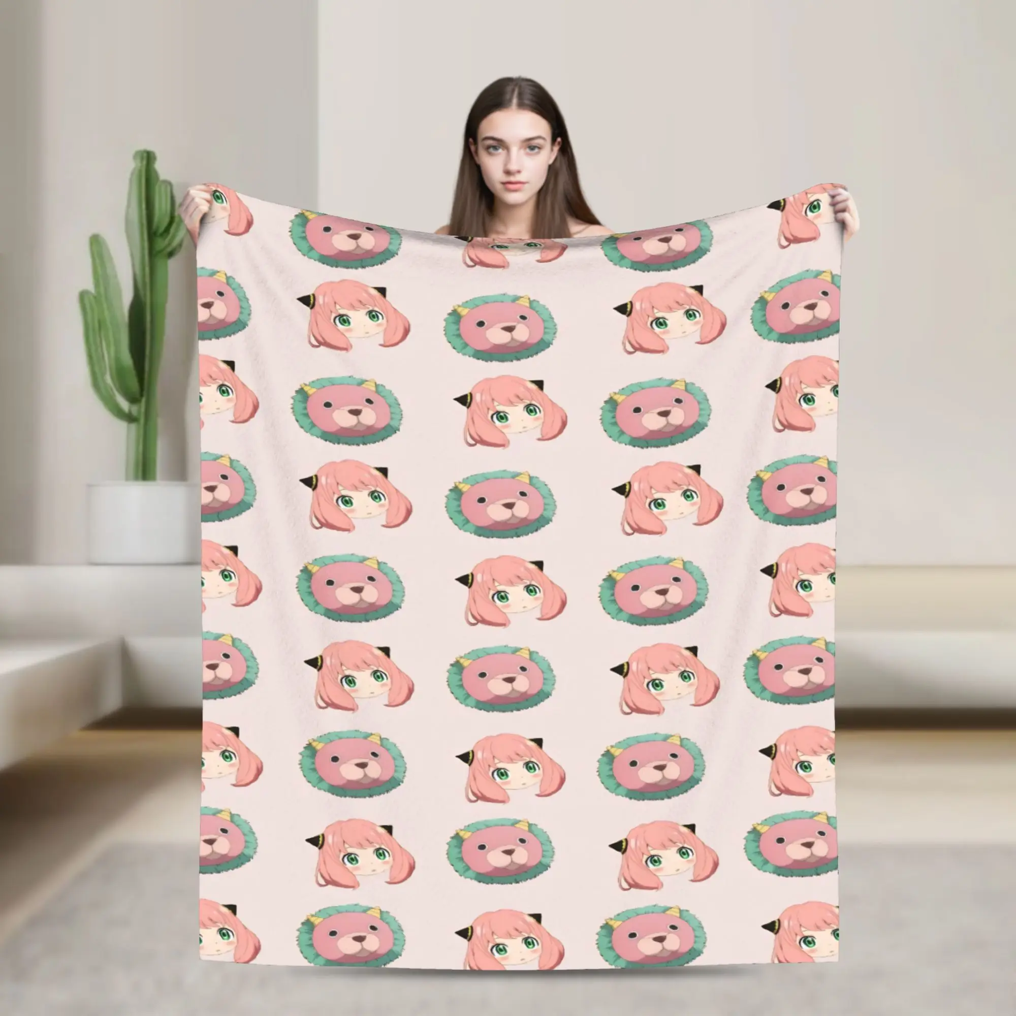 S-Spy X Family Anya Forger Blankets Quality Super Soft  Bedding Throws Winter Travel Outdoor Funny Bedspread