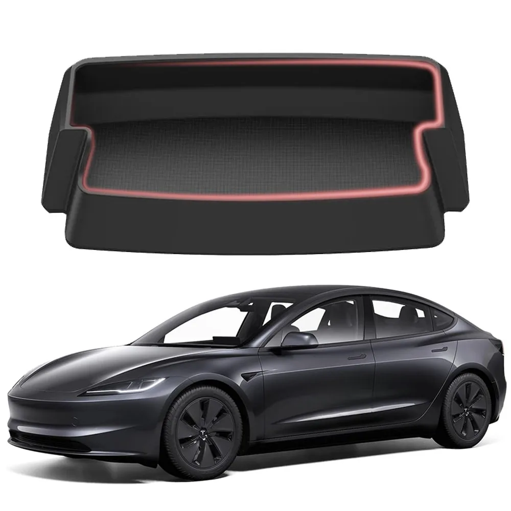 

Center Console Sunglasses Holder Armrest Storage Box for Tesla Model 3 Highland 2021-2024 Interior Armrest Box Convenience Bag