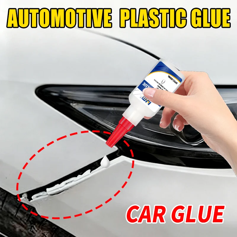 KJM Automotive High Strength Plastic Repair Glue Bumper Crack Adhesive for Car Headlight Shell Auto Exterior Parts