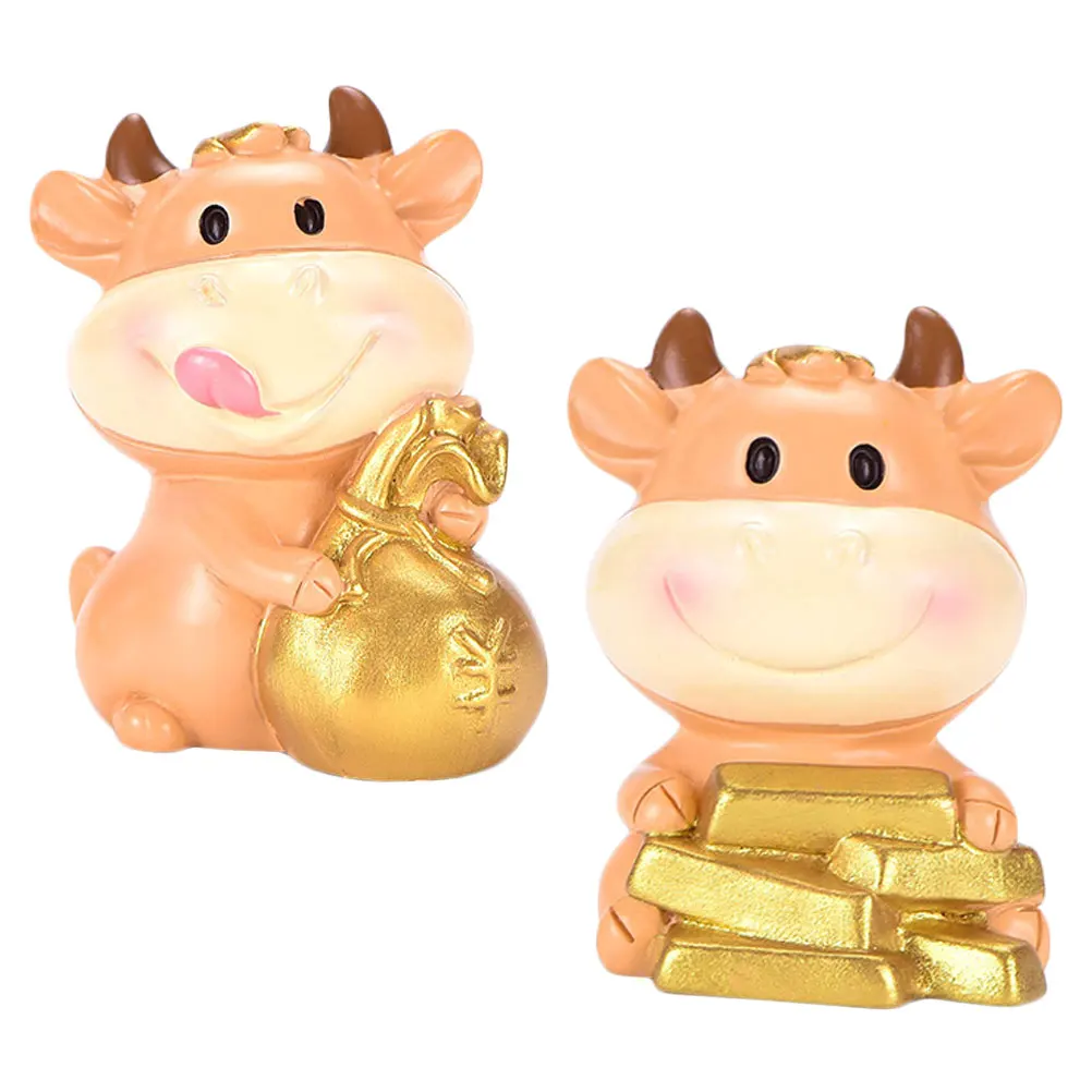 

2 Pcs Resin Miniature Figures Figurines Resin naments Durable Decorations Garden Party Miniature Figurines Gifts