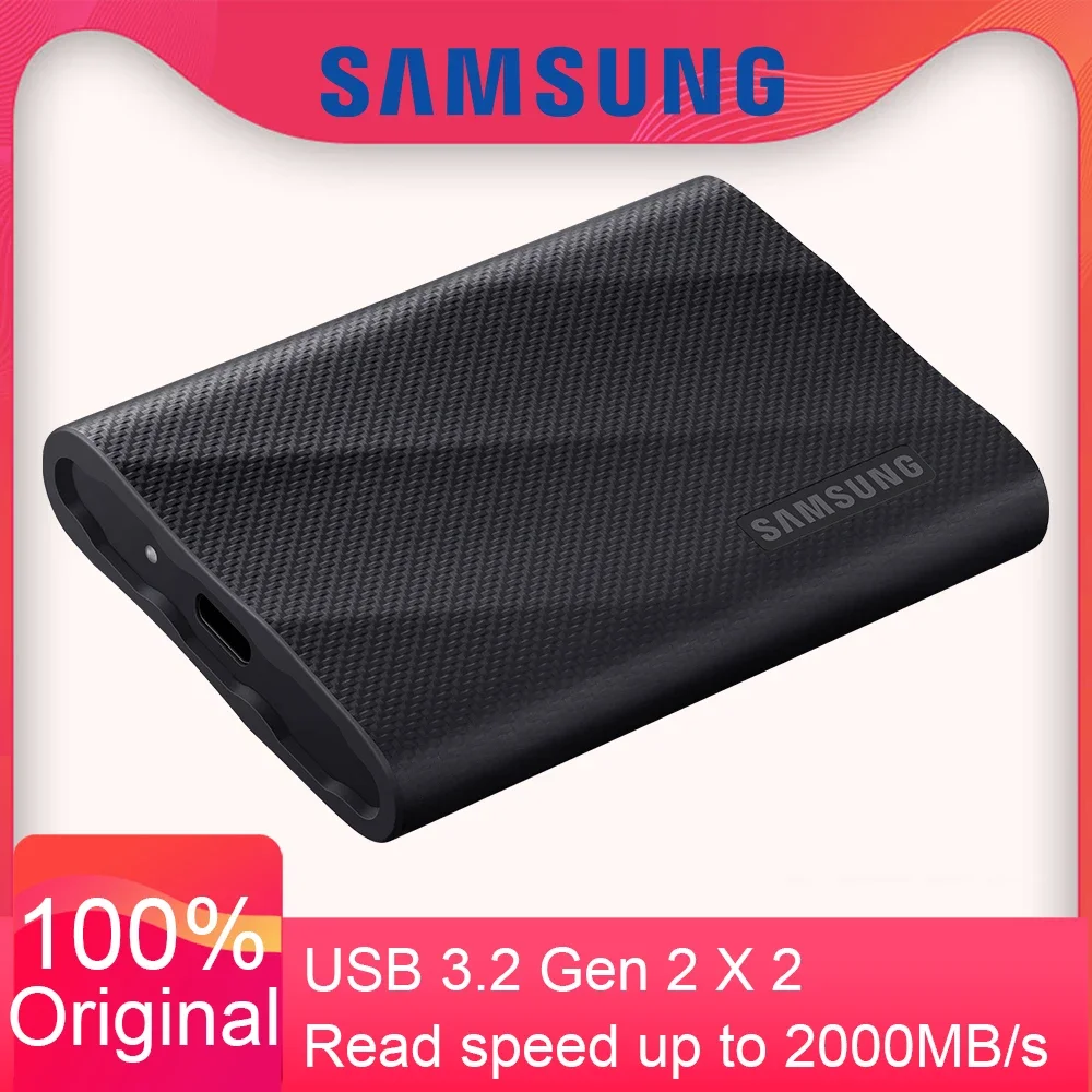 

SAMSUNG SSD Portable T9 1TB 2TB External PSSD NVMe USB 3.2 Gen2X2 Type-C Type-A External Solid State Drive for Laptop Desktop