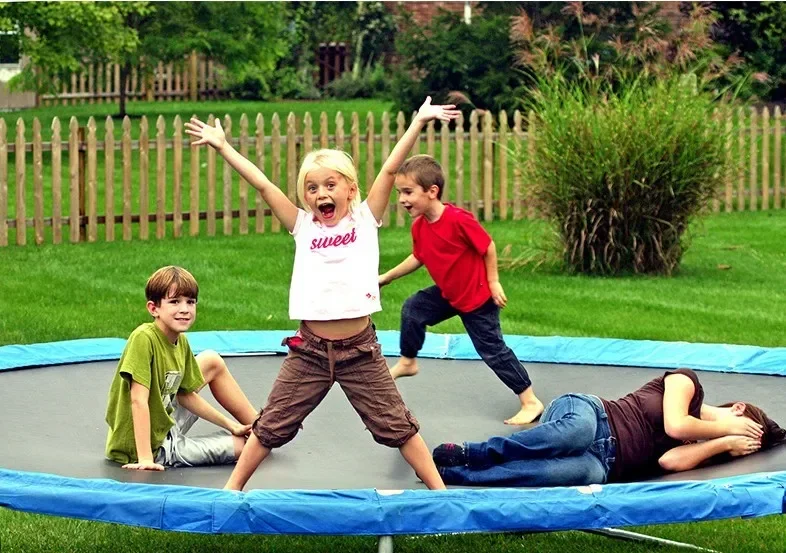 Promo Garden Kids Play Outdoor More Children Sport Large Trampoline