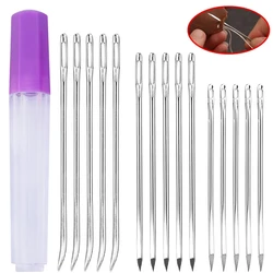 For Carpets Canvas Leather Sewing Reparing Stainless Steel Leather Sewing Needle DIY Triangular Needles Hand Stitching Tool