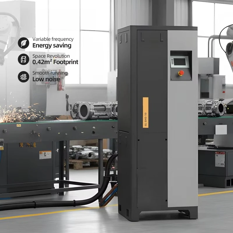 

Бесшумный безмасляный винтовой компрессор для аэрации водоочистных сооружений, прудов, рыбоводческих хозяйств, кислородный насос 220В/380В с осушителем